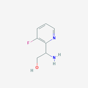 2-Amino-2-(3-fluoropyridin-2-yl)ethan-1-ol