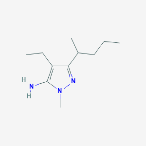 4-Ethyl-1-methyl-3-(pentan-2-yl)-1h-pyrazol-5-amine