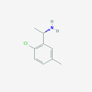 (1s)-1-(2-Chloro-5-methylphenyl)ethan-1-amine