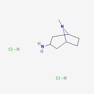 molecular formula C8H18Cl2N2 B1362278 8-methyl-8-azabicyclo[3.2.1]octan-3-amine Dihydrochloride CAS No. 646477-45-4