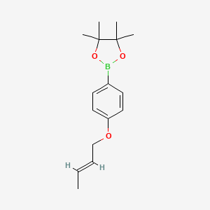 2-(4-(But-2-en-1-yloxy)phenyl)-4,4,5,5-tetramethyl-1,3,2-dioxaborolane