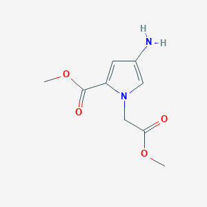 Methyl 4-amino-1-(2-methoxy-2-oxoethyl)-1h-pyrrole-2-carboxylate