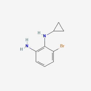 3-Bromo-N2-cyclopropyl-1,2-benzenediamine