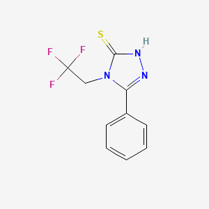 5-Phenyl-4-(2,2,2-trifluoroethyl)-4h-1,2,4-triazole-3-thiol