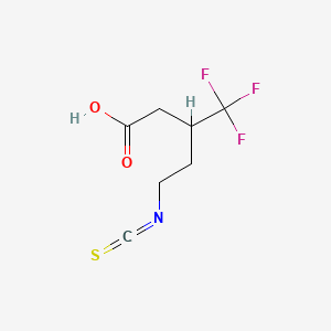 5-Isothiocyanato-3-(trifluoromethyl)pentanoic acid