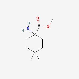 Methyl 1-amino-4,4-dimethylcyclohexane-1-carboxylate