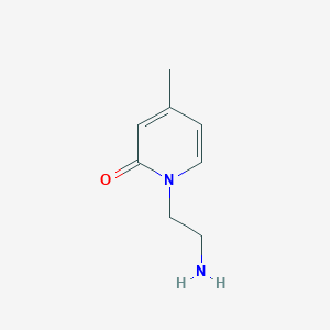 1-(2-Aminoethyl)-4-methyl-1,2-dihydropyridin-2-one