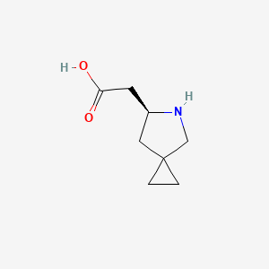 2-[(6S)-5-Azaspiro[2.4]heptan-6-YL]acetic acid