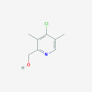 molecular formula C8H10ClNO B136229 (4-氯-3,5-二甲基吡啶-2-基)甲醇 CAS No. 150054-50-5