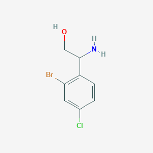 2-Amino-2-(2-bromo-4-chlorophenyl)ethanol