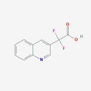 2,2-Difluoro-2-(quinolin-3-yl)acetic acid