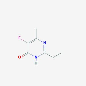 2-Ethyl-5-fluoro-6-methyl-3,4-dihydropyrimidin-4-one