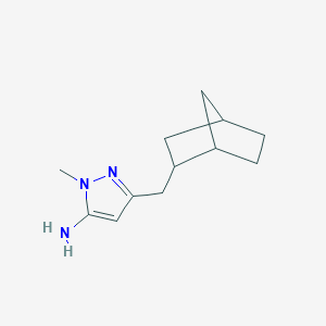 3-(Bicyclo[2.2.1]heptan-2-ylmethyl)-1-methyl-1h-pyrazol-5-amine