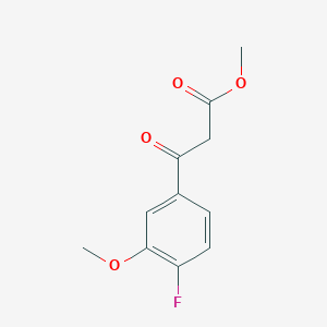 Methyl 3-(4-fluoro-3-methoxyphenyl)-3-oxopropanoate