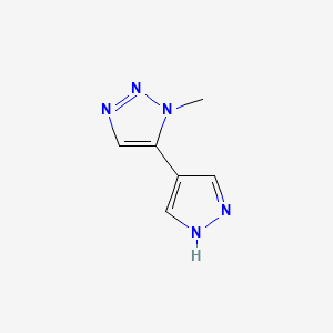 1-methyl-5-(1H-pyrazol-4-yl)-1H-1,2,3-triazole