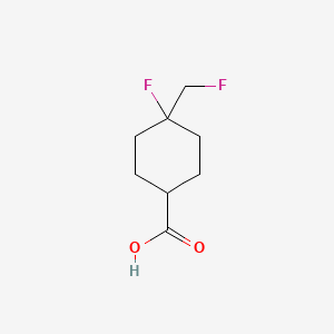 4-Fluoro-4-(fluoromethyl)cyclohexane-1-carboxylicacid