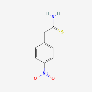molecular formula C8H8N2O2S B1362299 2-(4-Nitrophenyl)ethanethioamide CAS No. 76254-70-1