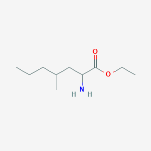 Ethyl 2-amino-4-methylheptanoate