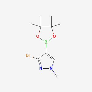 3-bromo-1-methyl-4-(4,4,5,5-tetramethyl-1,3,2-dioxaborolan-2-yl)-1H-pyrazole