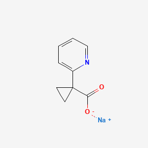 Sodium1-(pyridin-2-yl)cyclopropane-1-carboxylate