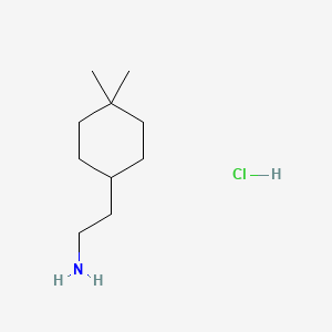 2-(4,4-Dimethylcyclohexyl)ethan-1-amine hydrochloride