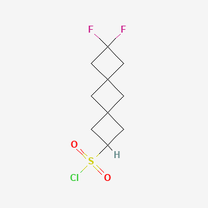 8,8-Difluorodispiro[3.1.3^{6}.1^{4}]decane-2-sulfonylchloride