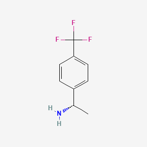 molecular formula C9H10F3N B1362321 (1S)-1-[4-(三氟甲基)苯基]乙胺 CAS No. 84499-73-0