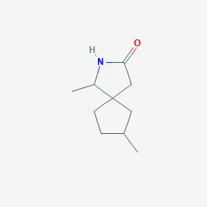 1,7-Dimethyl-2-azaspiro[4.4]nonan-3-one