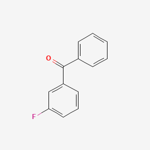 molecular formula C13H9FO B1362326 3-Fluorobenzophenone CAS No. 345-69-7