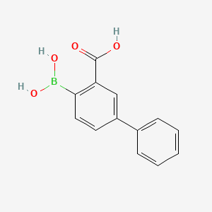 2-(Dihydroxyboranyl)-5-phenylbenzoic acid