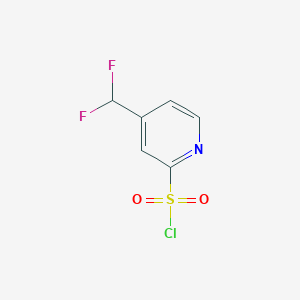 4-(Difluoromethyl)pyridine-2-sulfonyl chloride