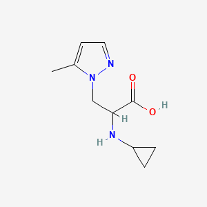 2-(Cyclopropylamino)-3-(5-methyl-1h-pyrazol-1-yl)propanoic acid