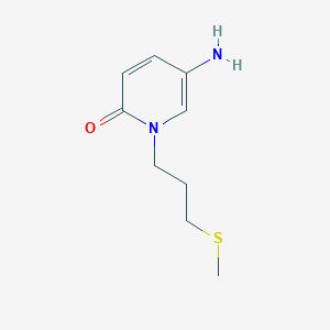 5-Amino-1-(3-(methylthio)propyl)pyridin-2(1h)-one