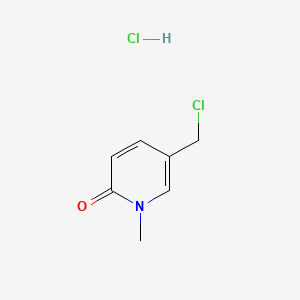 5-(Chloromethyl)-1-methyl-1,2-dihydropyridin-2-onehydrochloride