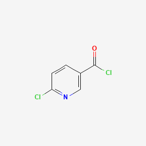 molecular formula C6H3Cl2NO B1362338 6-氯烟酰氯 CAS No. 58757-38-3