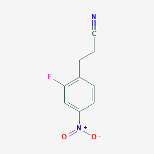 2-Fluoro-4-nitrophenylpropanenitrile