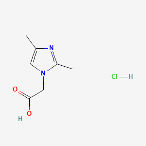 2-(2,4-dimethyl-1H-imidazol-1-yl)acetic acid hydrochloride