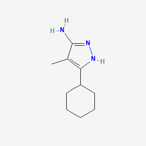 3-cyclohexyl-4-methyl-1H-pyrazol-5-amine