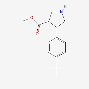 Methyl 4-(4-tert-butylphenyl)pyrrolidine-3-carboxylate