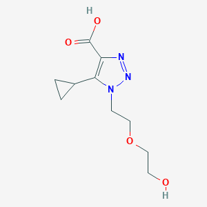 5-Cyclopropyl-1-(2-(2-hydroxyethoxy)ethyl)-1h-1,2,3-triazole-4-carboxylic acid