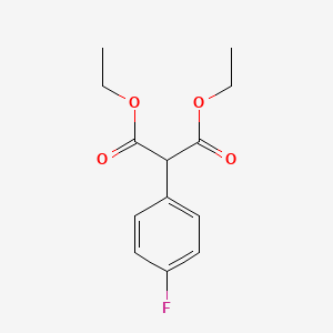 molecular formula C13H15FO4 B1362348 2-(4-氟苯基)丙二酸二乙酯 CAS No. 2965-90-4