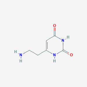 6-(2-Aminoethyl)-1,2,3,4-tetrahydropyrimidine-2,4-dione