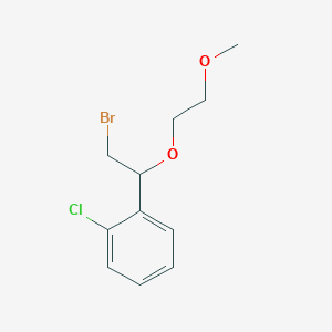 1-(2-Bromo-1-(2-methoxyethoxy)ethyl)-2-chlorobenzene