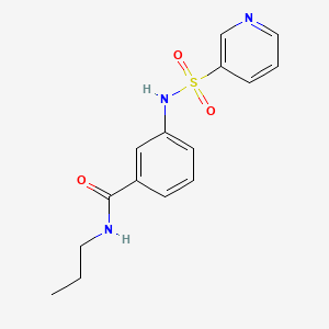 N-propyl-3-(pyridine-3-sulfonamido)benzamide