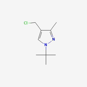 1-tert-butyl-4-(chloromethyl)-3-methyl-1H-pyrazole