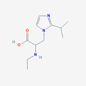 2-(Ethylamino)-3-(2-isopropyl-1h-imidazol-1-yl)propanoic acid