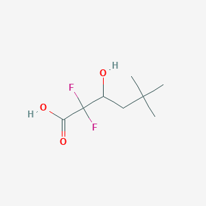 2,2-Difluoro-3-hydroxy-5,5-dimethylhexanoic acid