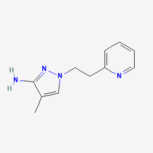 4-Methyl-1-(2-(pyridin-2-yl)ethyl)-1h-pyrazol-3-amine