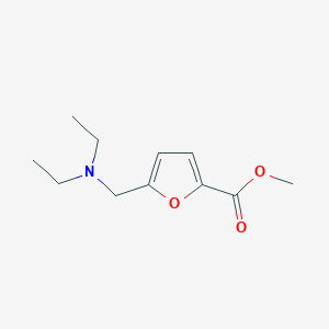 molecular formula C11H17NO3 B1362358 5-[(二乙氨基)甲基]-2-呋喃甲酸甲酯 CAS No. 24653-40-5