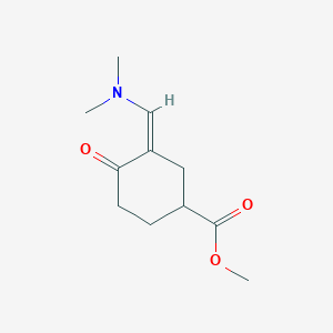 Methyl 3-[(dimethylamino)methylidene]-4-oxocyclohexane-1-carboxylate